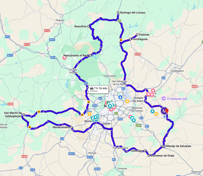 Mapa Ruta GoogleMaps